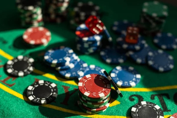 Blackjack hand showing 17 versus dealer 6